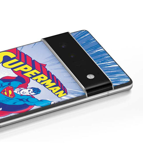 DC Comics Superman Vintage Action Pose Google Pixel 6 Pro Skin